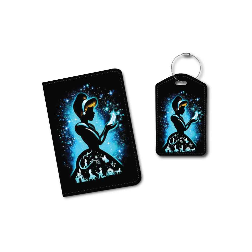 Cinderella Silhouette | Passport Holder & Luggage Tag