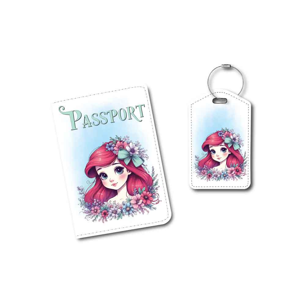 Little Mermaid Ariel | Passport Holder & Luggage Tag | Look at this stuff isn't it neat?
