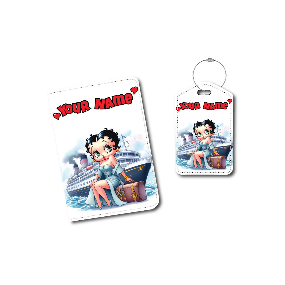 Betty Boop Cruising | Passport Holder & Luggage Tag