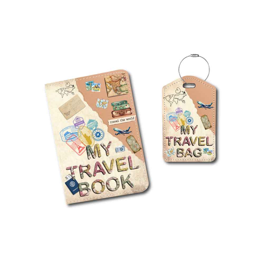 My Travel Book | Passport Holder & Luggage Tag