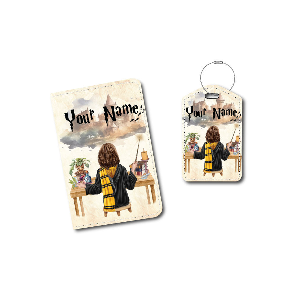 Wizard or Witch Table | Passport Holder & Luggage Tag