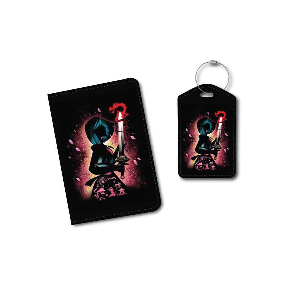 Mulan Silhouette | Passport Holder & Luggage Tag
