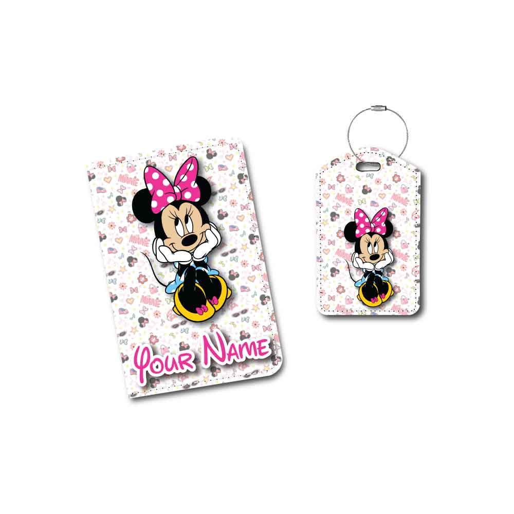 Minnie Pink Elements | Passport Holder & Luggage Tag