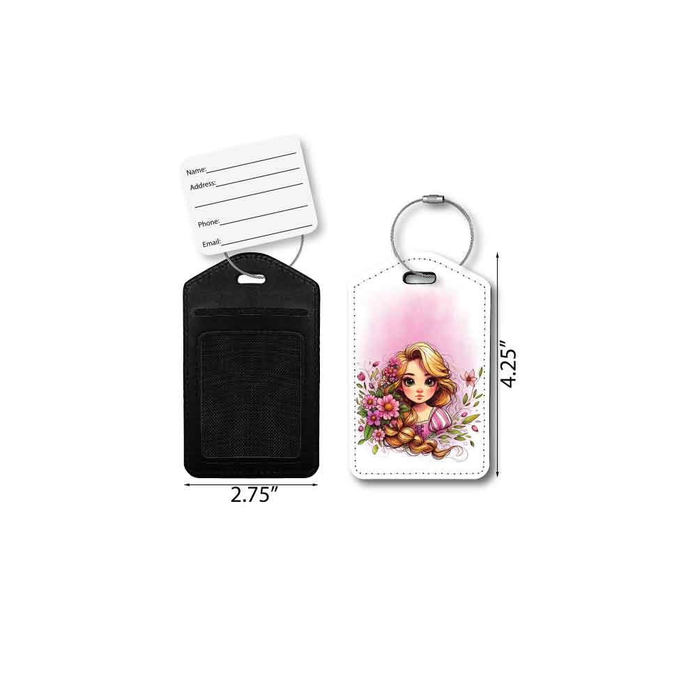 Rapunzel | Passport Holder & Luggage Tag | Quote: Best.Day.Ever!