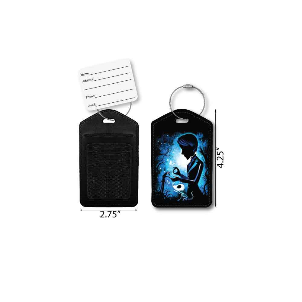 Victor Corpse Bride Silhouette | Passport Holder & Luggage Tag