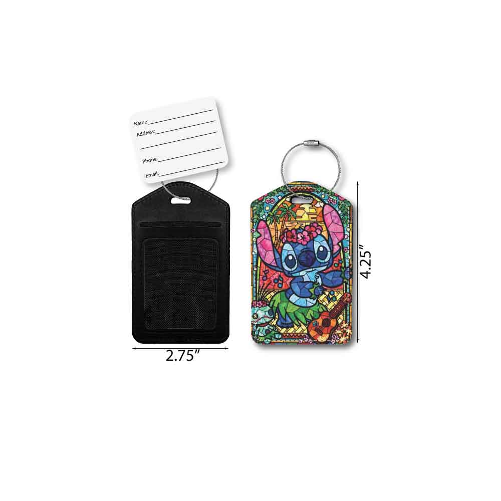 Stitch "Stained Glass" | Passport Holder & Luggage Tag