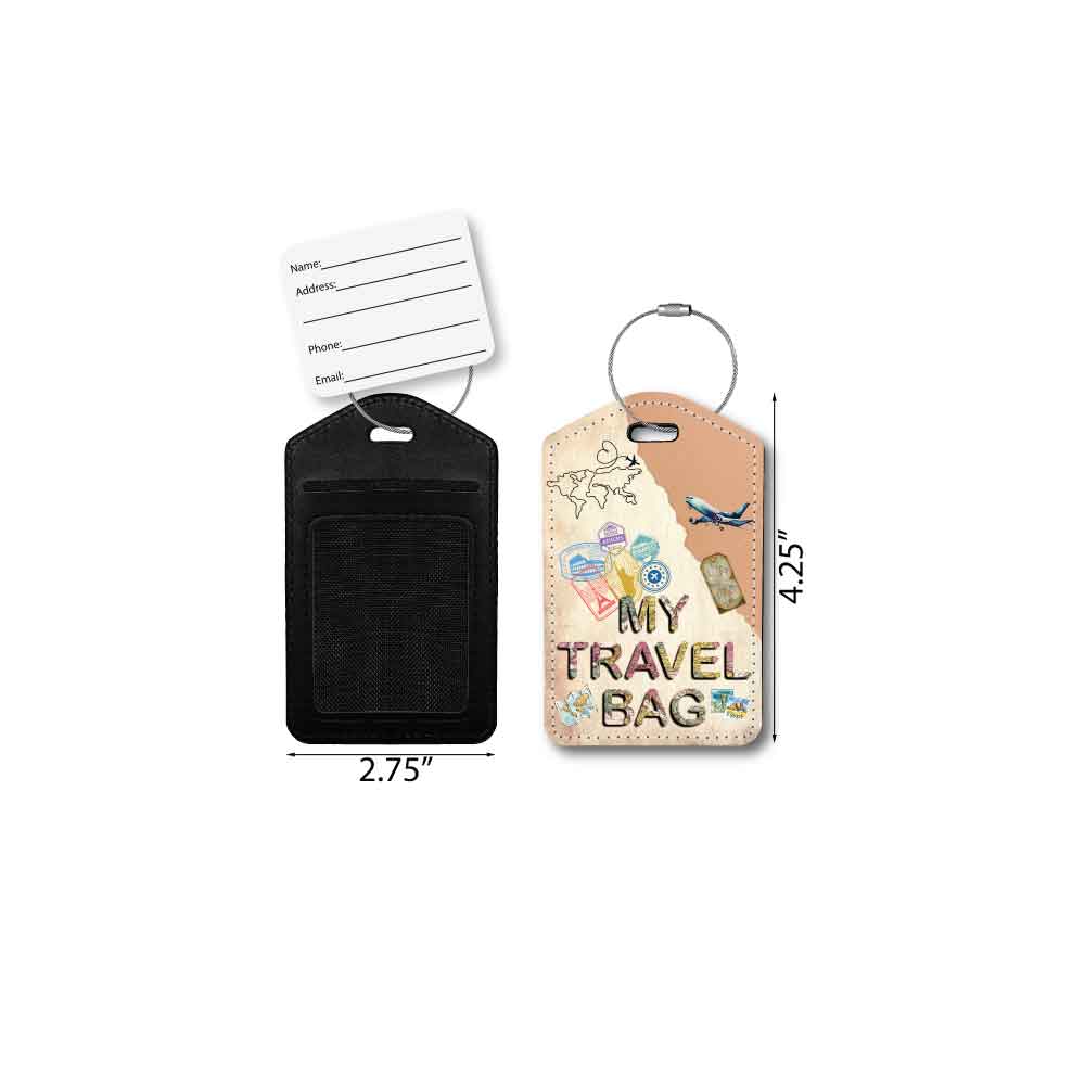My Travel Book | Passport Holder & Luggage Tag