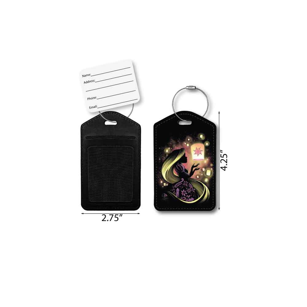 Rapunzel Silhouette | Passport Holder & Luggage Tag