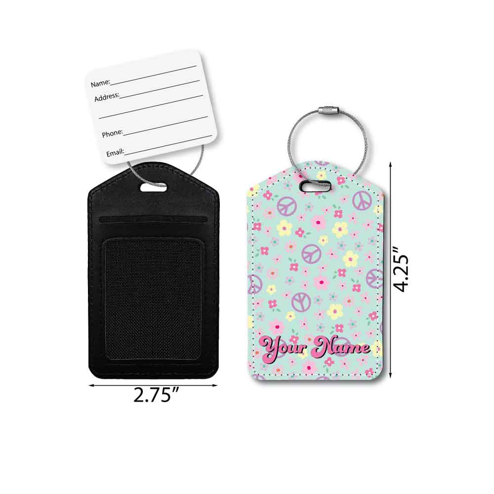Peace Collage | Passport Holder & Luggage Tag