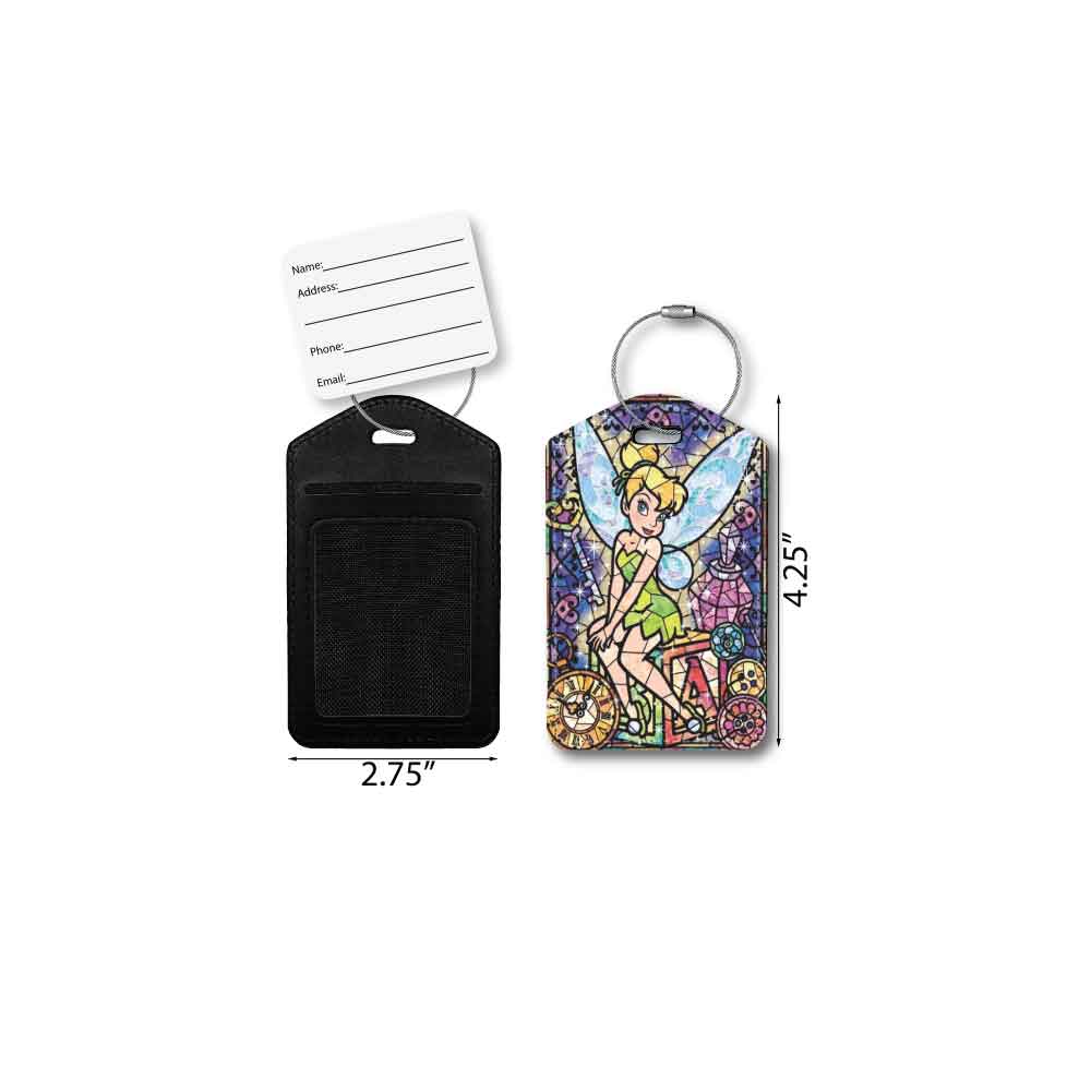 Tinkerbell "Stained Glass" | Passport Holder & Luggage Tag