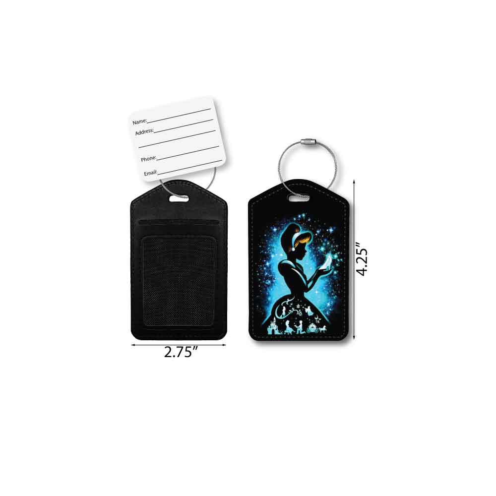 Cinderella Silhouette | Passport Holder & Luggage Tag