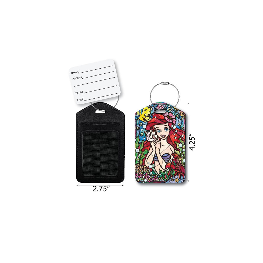Ariel "Stained Glass" | Passport Holder & Luggage Tag