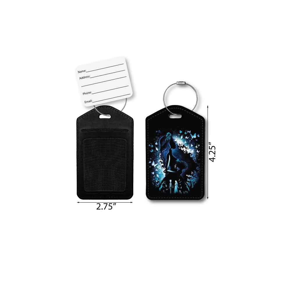 Emily Corpse Bride Silhouette | Passport Holder & Luggage Tag