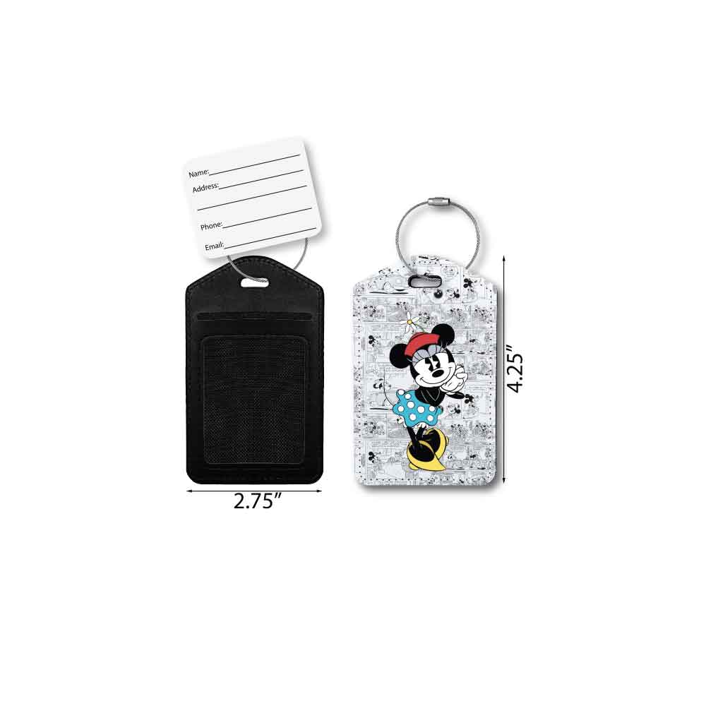 Classic Minnie Comic Collage | Passport Holder & Luggage Tag