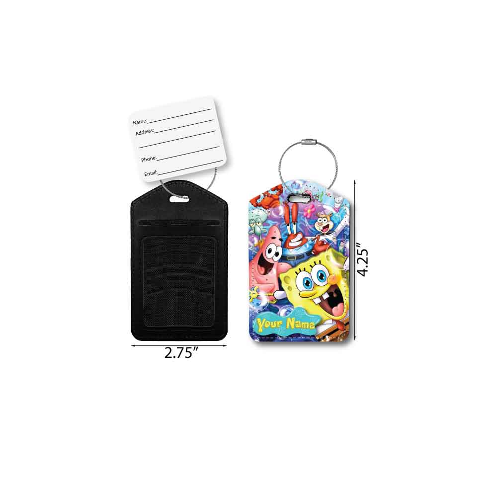 Sponge Bob | Passport Holder & Luggage Tag