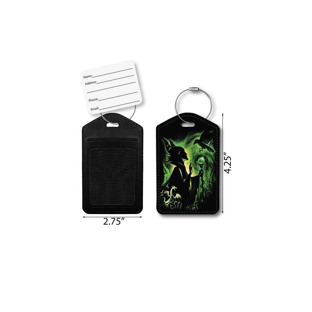 Maleficent Silhouette | Passport Holder & Luggage Tag