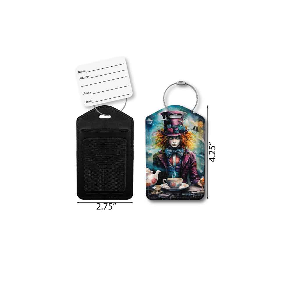 Mad Hatter | Passport Holder & Luggage Tag