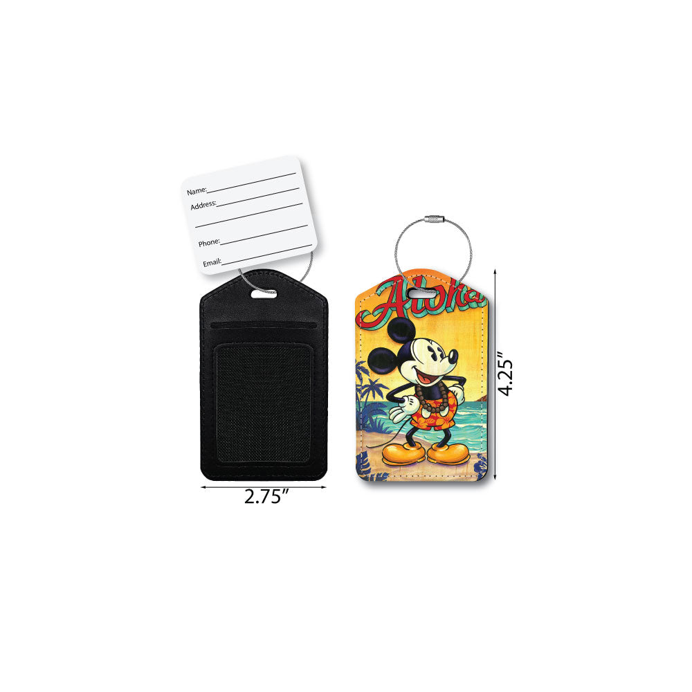 Aloha Mickey | Passport Holder & Luggage Tag