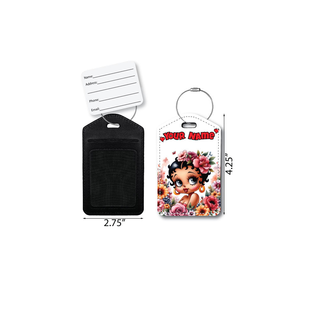 Betty Boop Floral Rich | Passport Holder & Luggage Tag