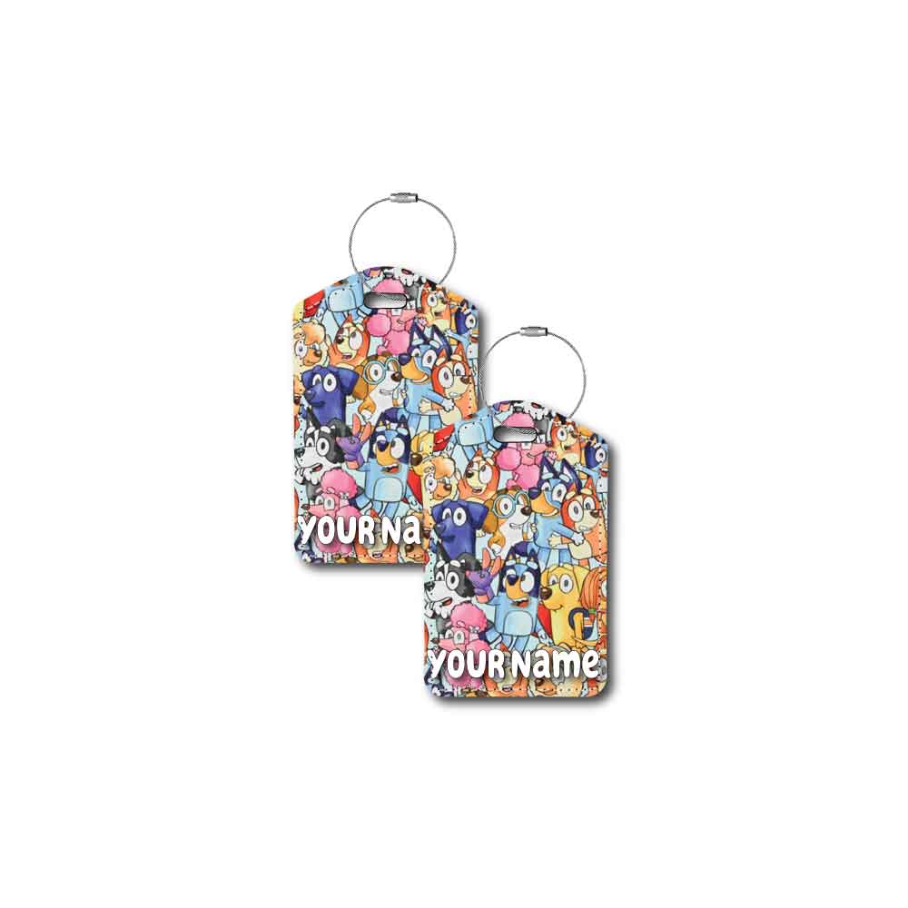 Bluey Collage | Passport Holder & Luggage Tag