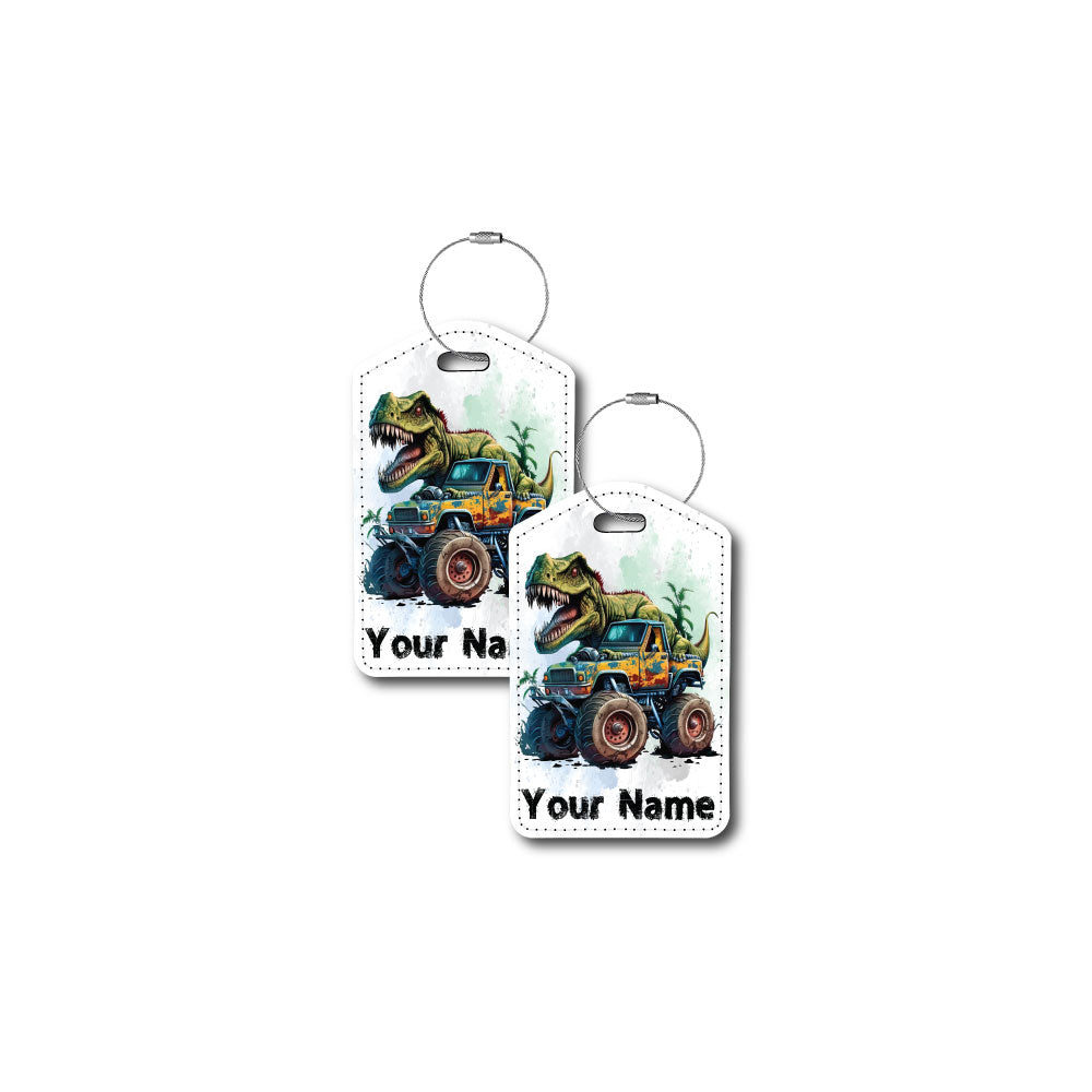 Personalized | T-Rex | Passport Holder & Luggage Tag
