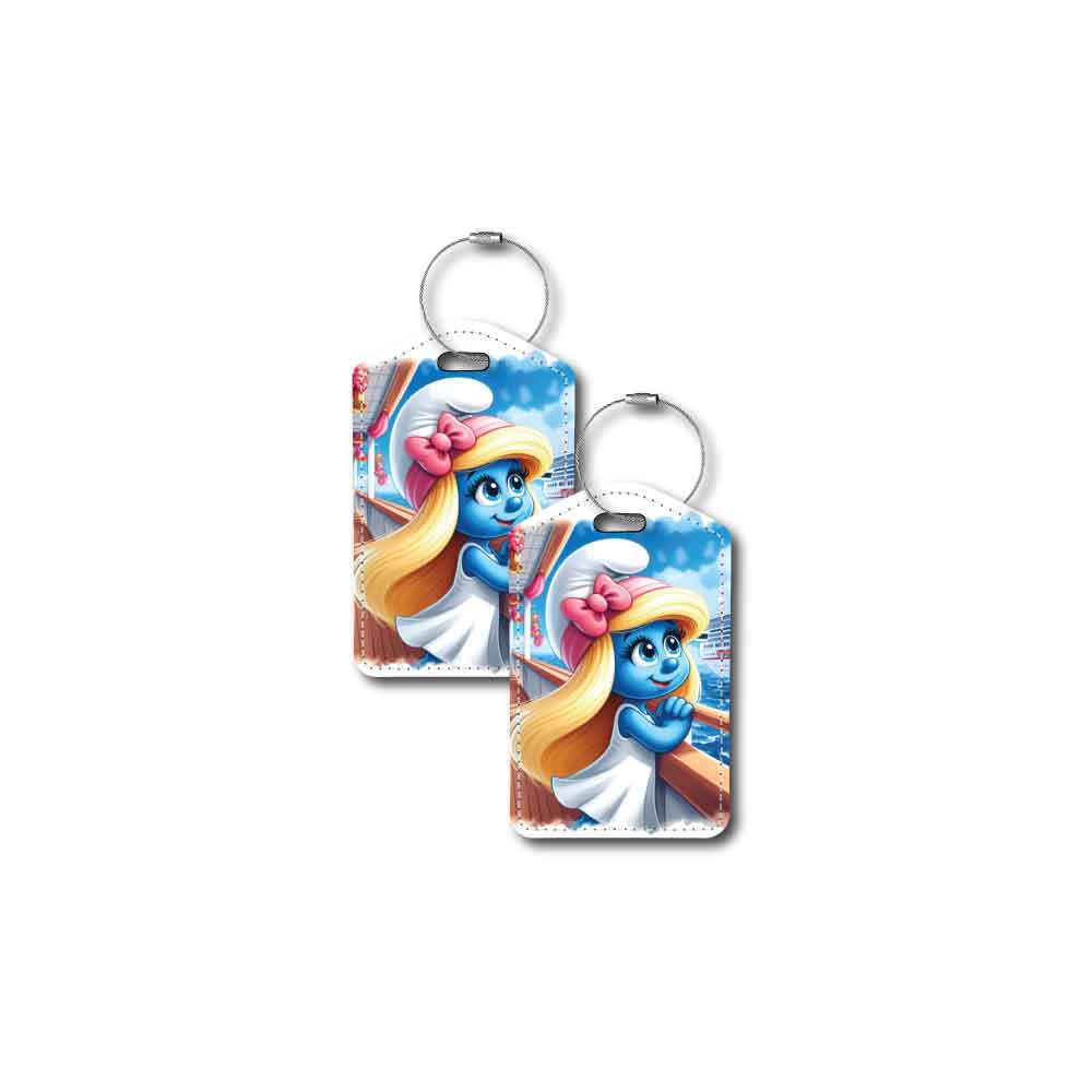 Cruising Smurfette | Passport Holder & Luggage Tag
