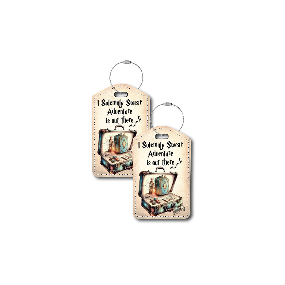 I Solemnly Swear Adventure is out there | Passport Holder & Luggage Tag