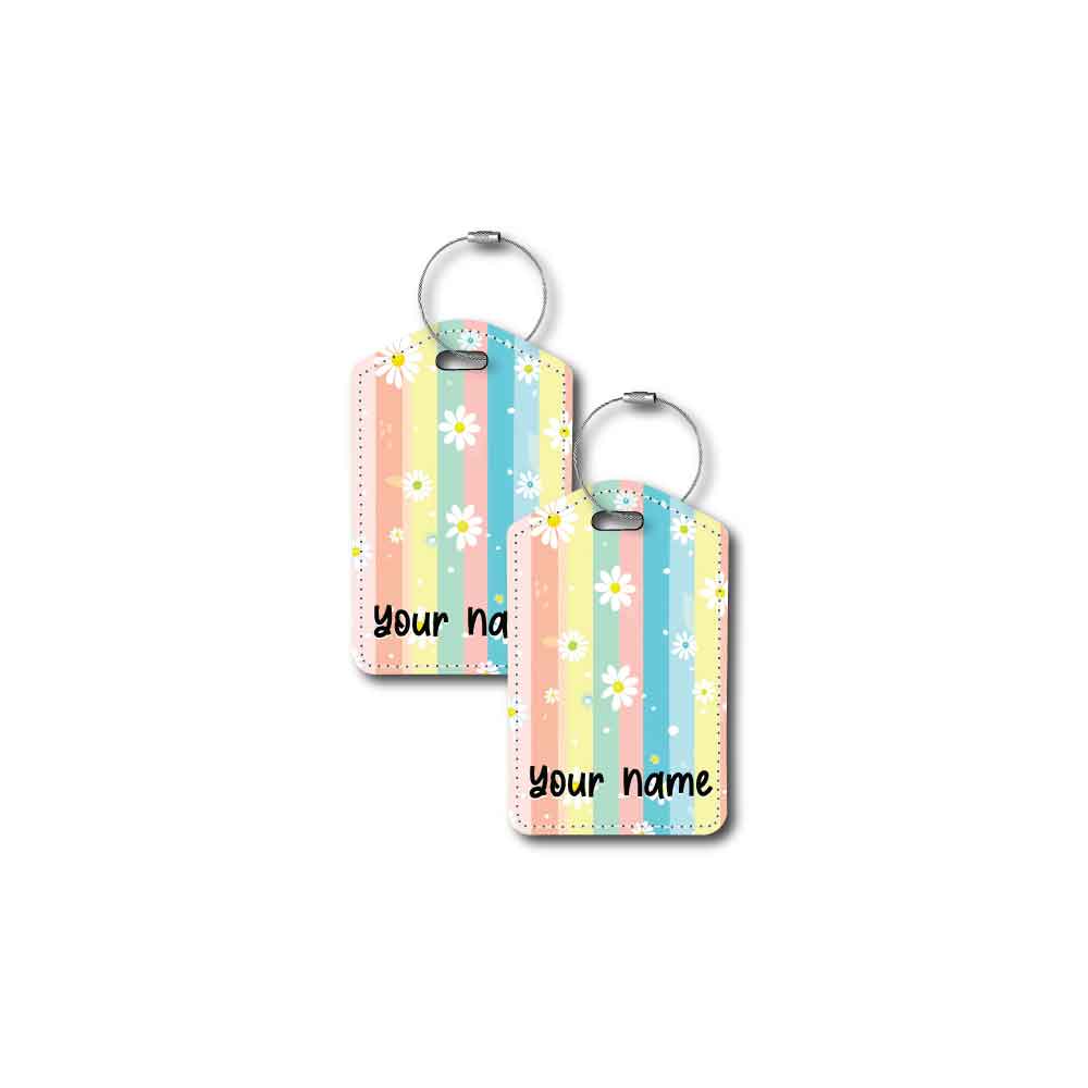 Daisies & Stripes | Passport Holder & Luggage Tag
