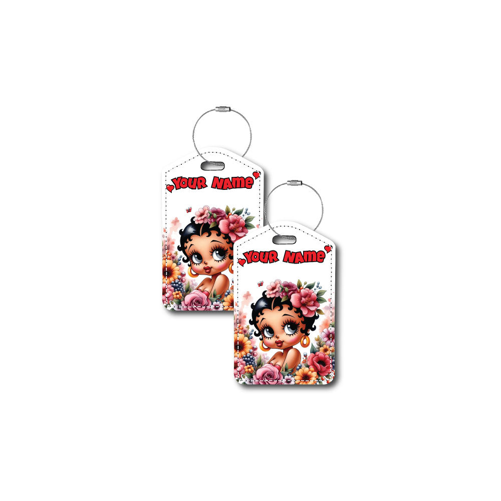 Betty Boop Floral Rich | Passport Holder & Luggage Tag