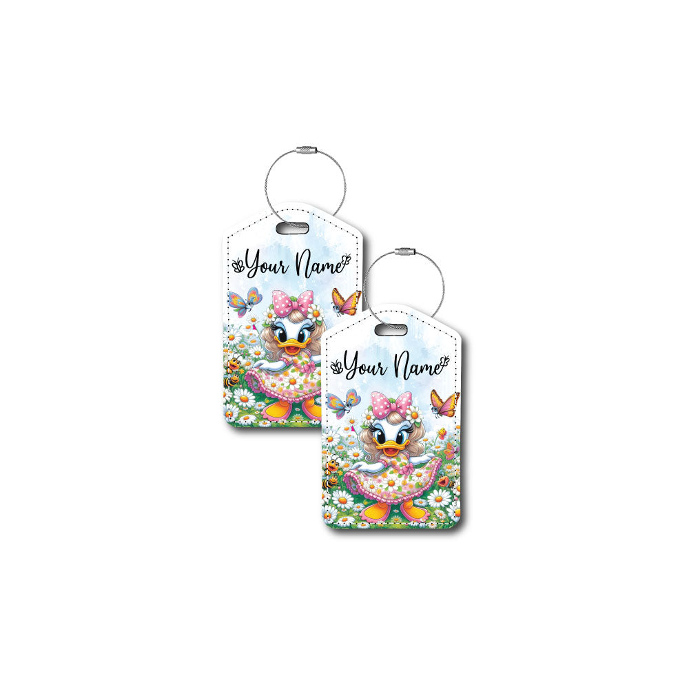 Daisy Duck in Pink | Passport Holder & Luggage Tag