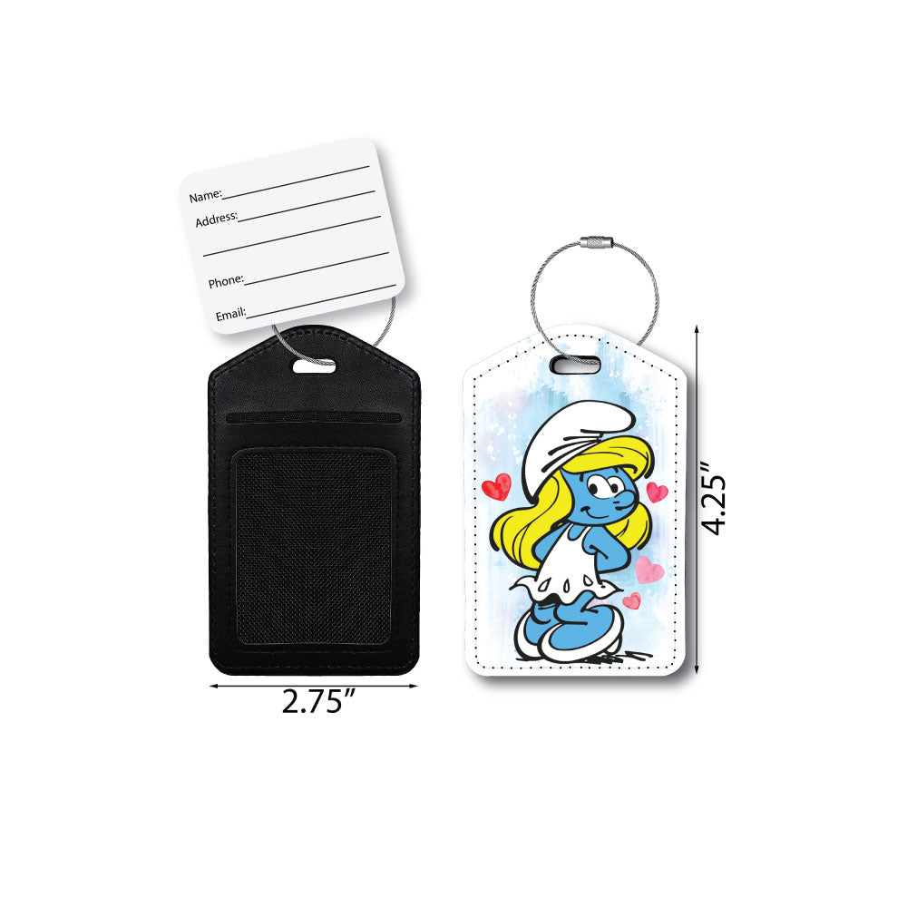 Smurfette | Passport Holder & Luggage Tag