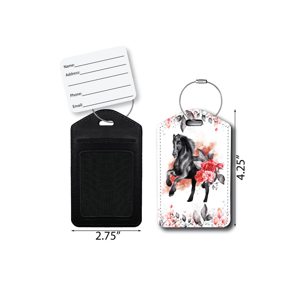 Black Horse | Passport Holder & Luggage Tag