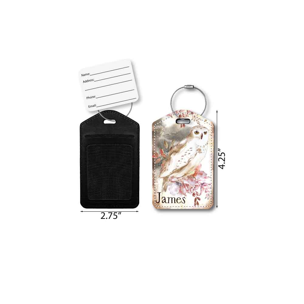 Wizards Owl | Passport Holder & Luggage Tag