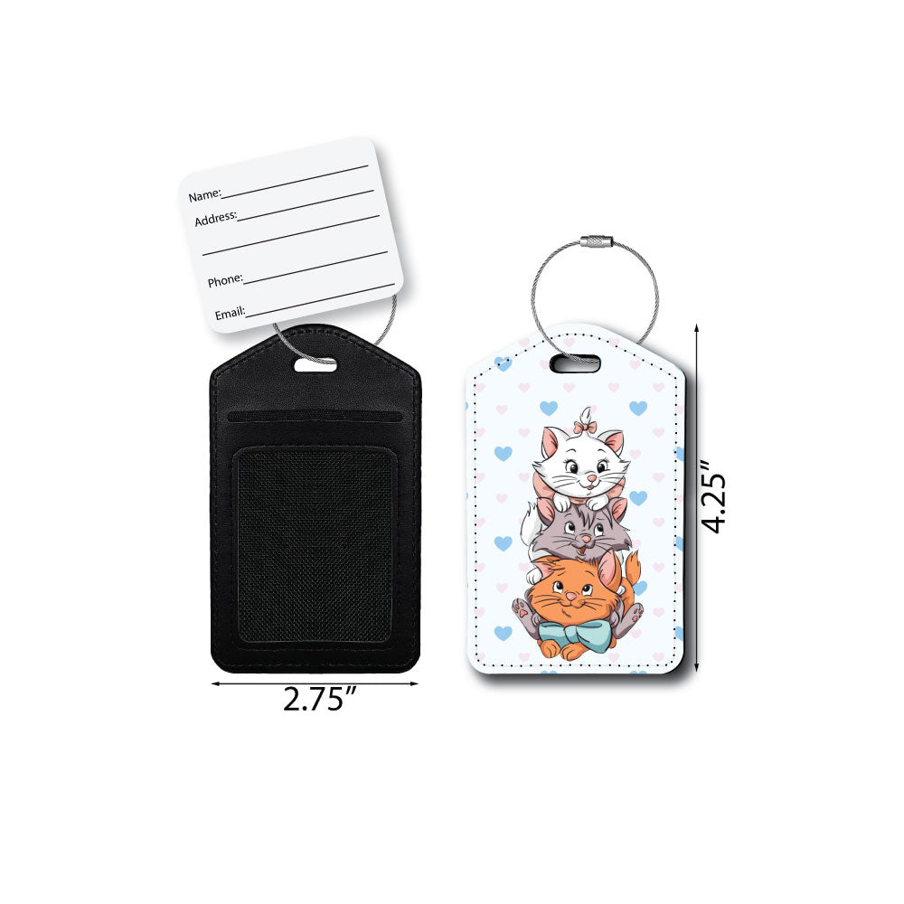 Marie, Berlioz and Toulouse Kitten Group | Passport Holder & Luggage Tag