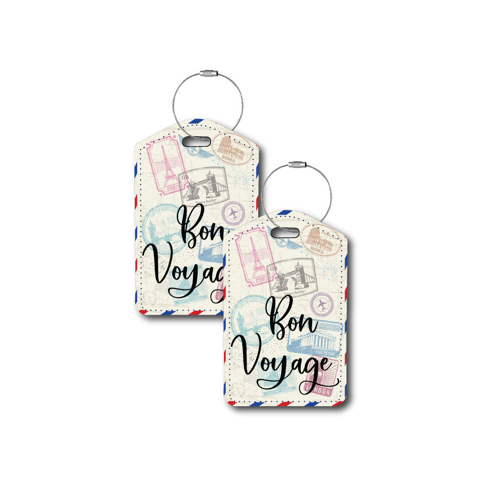 Bon Voyage | Passport Holder & Luggage Tag