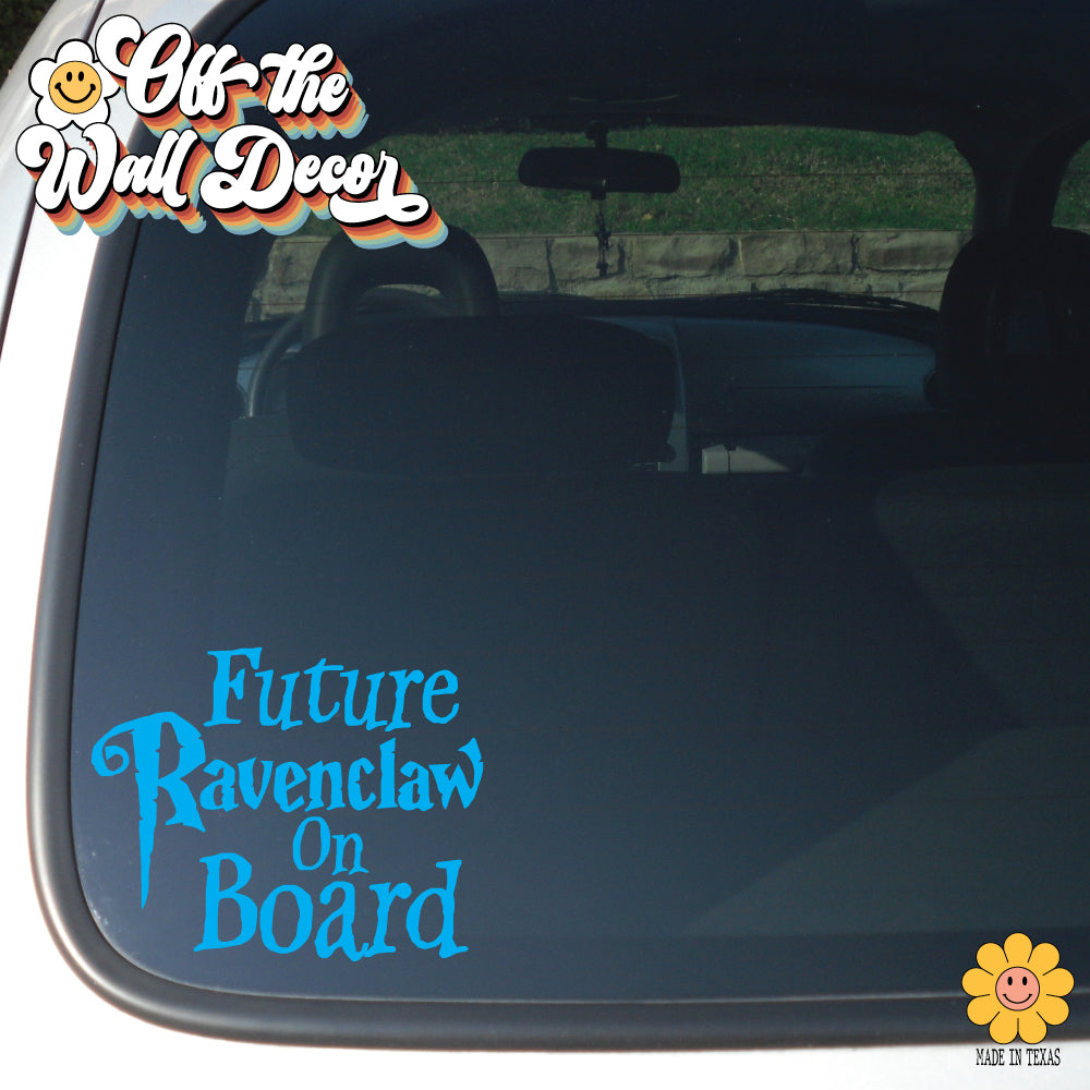 Future Ravenclaw on Board | Baby on Board | Vinyl Decal Sticker