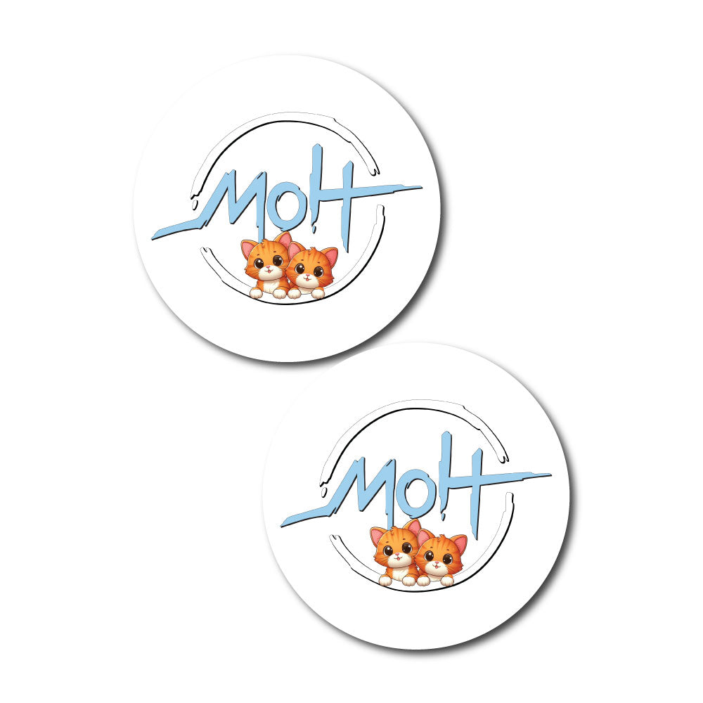 MOH Refrigerator Magnets Set of 2