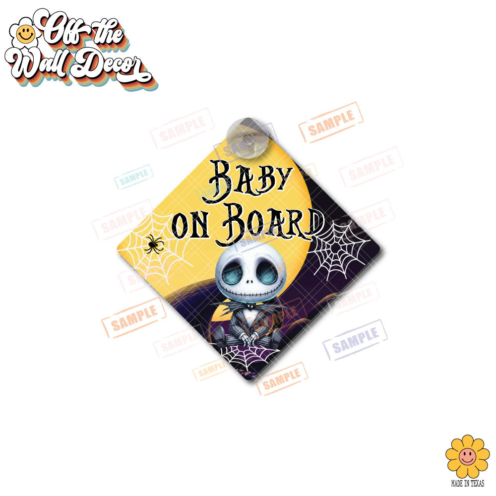 Baby Jack | Baby on Board | Suction Cup Sign, Magnet OR Vinyl Decal Sticker