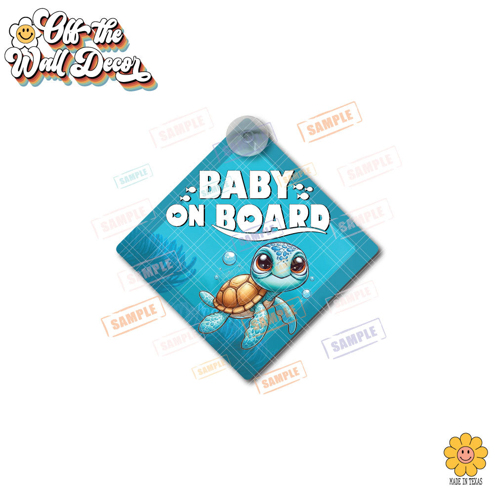 Little Squirt | Baby on Board | Suction Cup Sign, Magnet OR Vinyl Decal Sticker