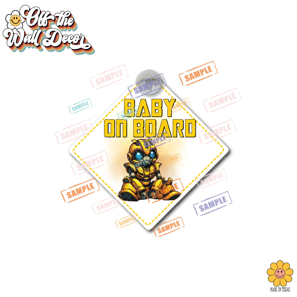 Baby Bumble Bee | Baby on Board | Vinyl Decal Sticker