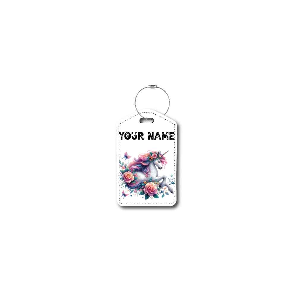 Floral Unicorn | Passport Holder & Luggage Tag