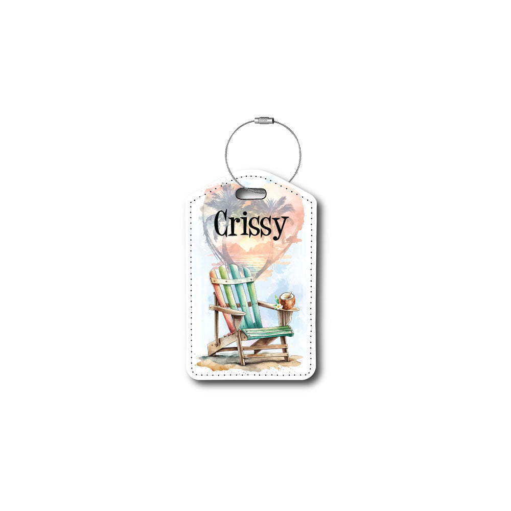 Beach Chair | Passport Holder & Luggage Tag