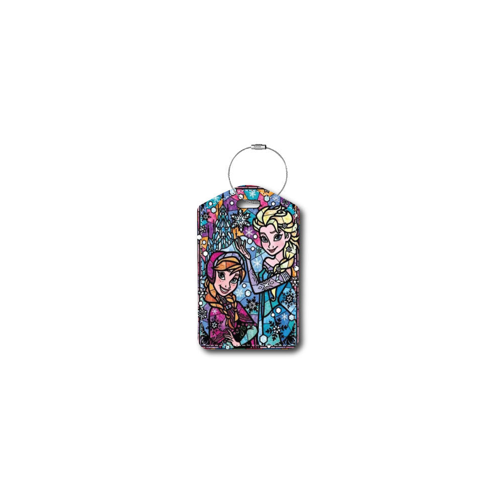 Anna & Elsa "Stained Glass" | Passport Holder & Luggage Tag
