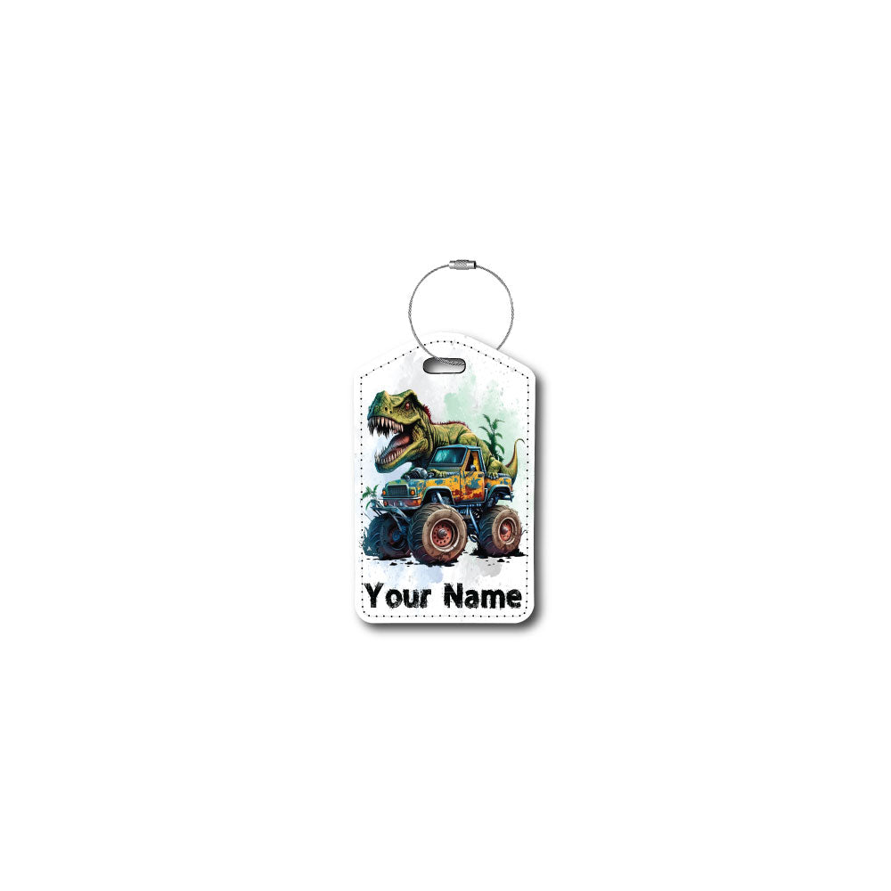 Personalized | T-Rex | Passport Holder & Luggage Tag