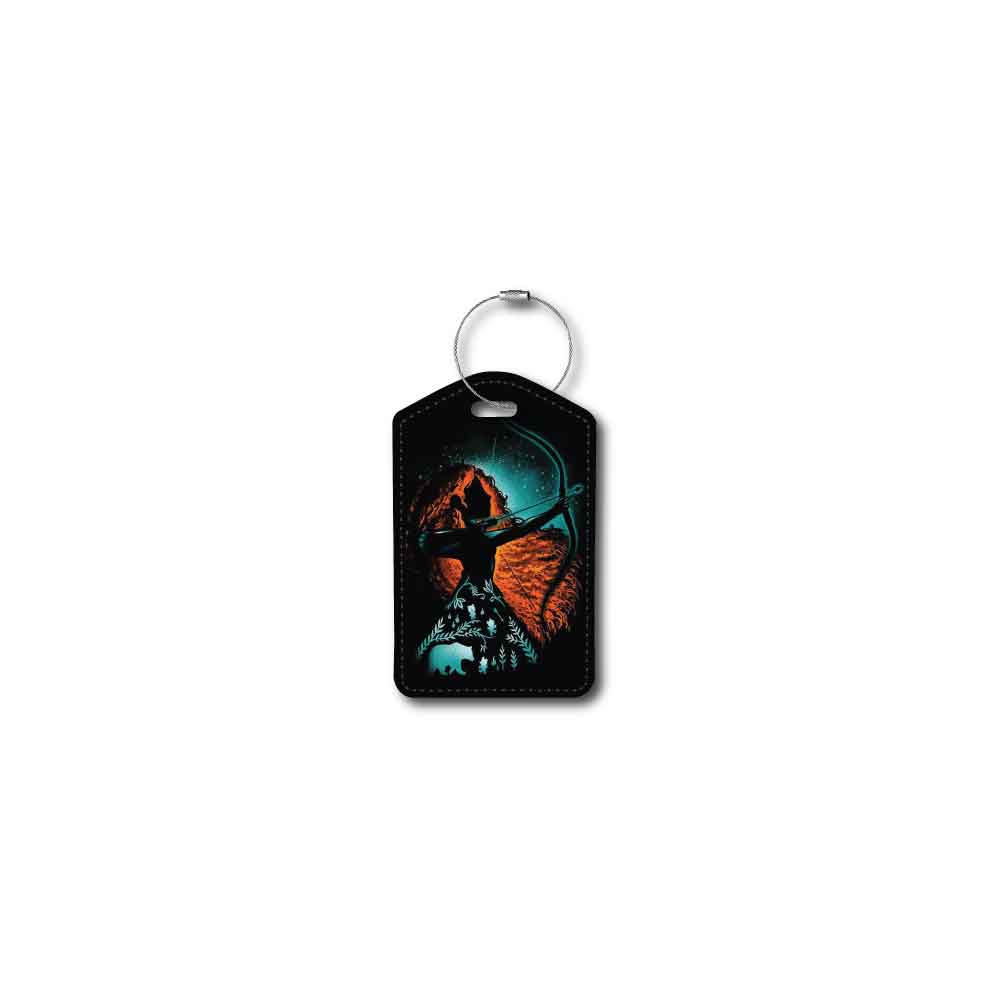 Princess Merida Silhouette | Passport Holder & Luggage Tag