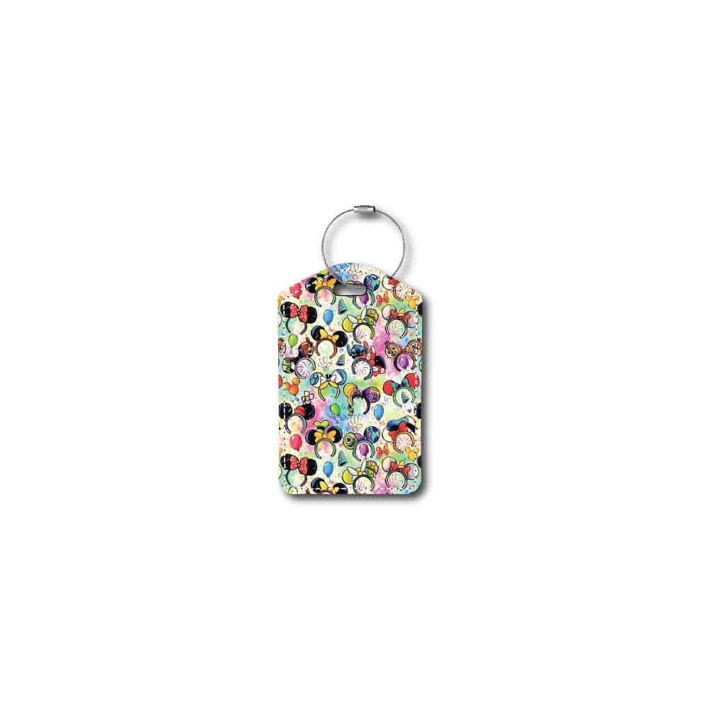 Mouse Ears Collage Fabric | Passport Holder & Luggage Tag