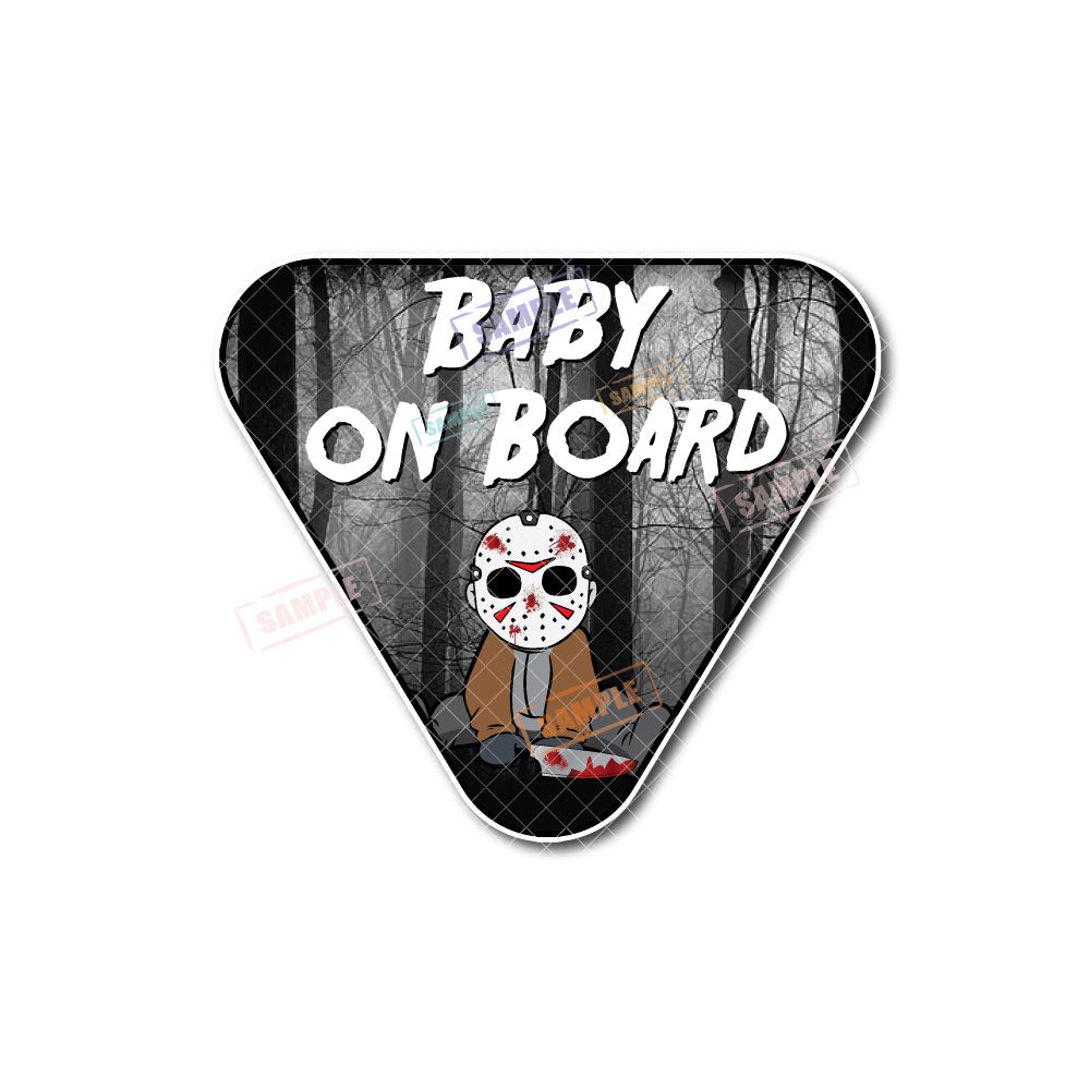 Baby Jason | Baby on Board | Suction Cup Sign, Magnet OR Vinyl Decal Sticker
