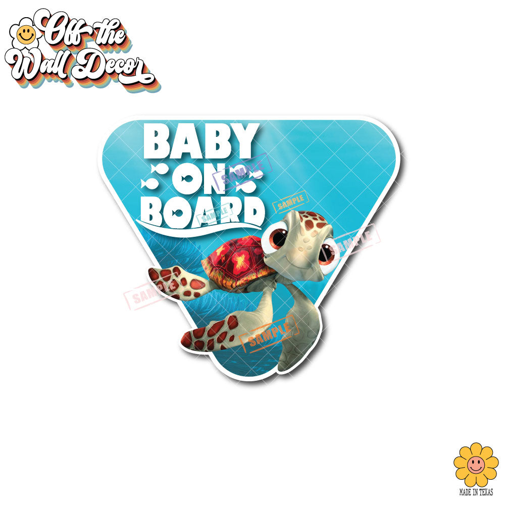 Little Squirt | Baby on Board | Suction Cup Sign, Magnet OR Vinyl Decal Sticker