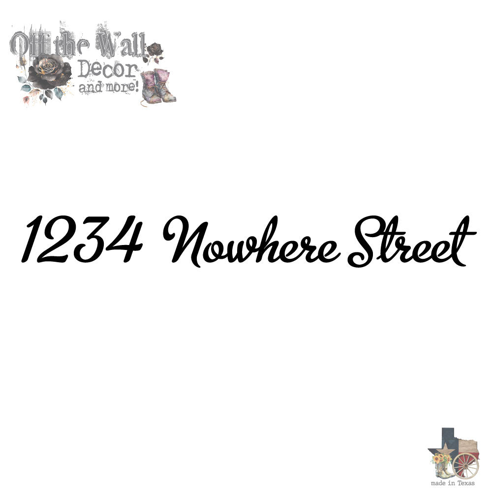 UP Family Hand Prints Mailbox Decals