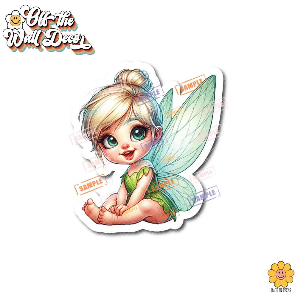 Little Princess and Fairy-tale Waterproof Sticker: Holographic or Glossy Laminate